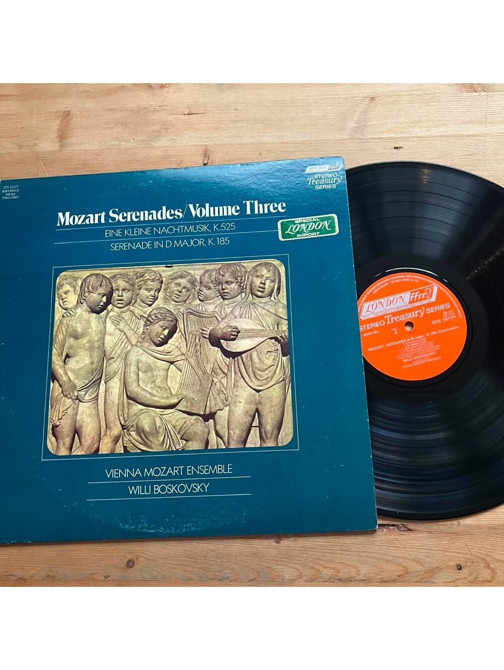Wolfgang Amadeus Mozart - Mozart Serenades / Volume Three 33rpm VG+ VR20